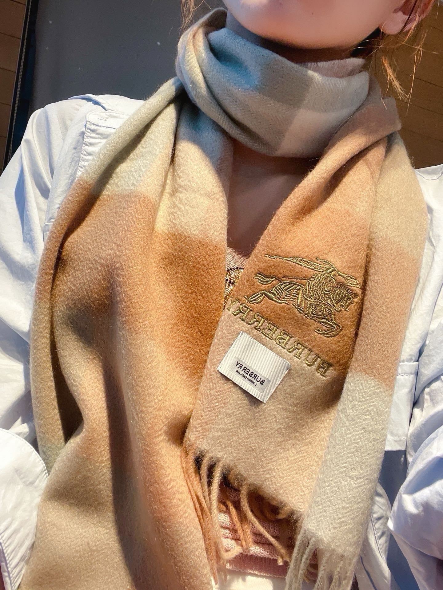 BBR SCARF 180 CM IN CASHMERE 482321