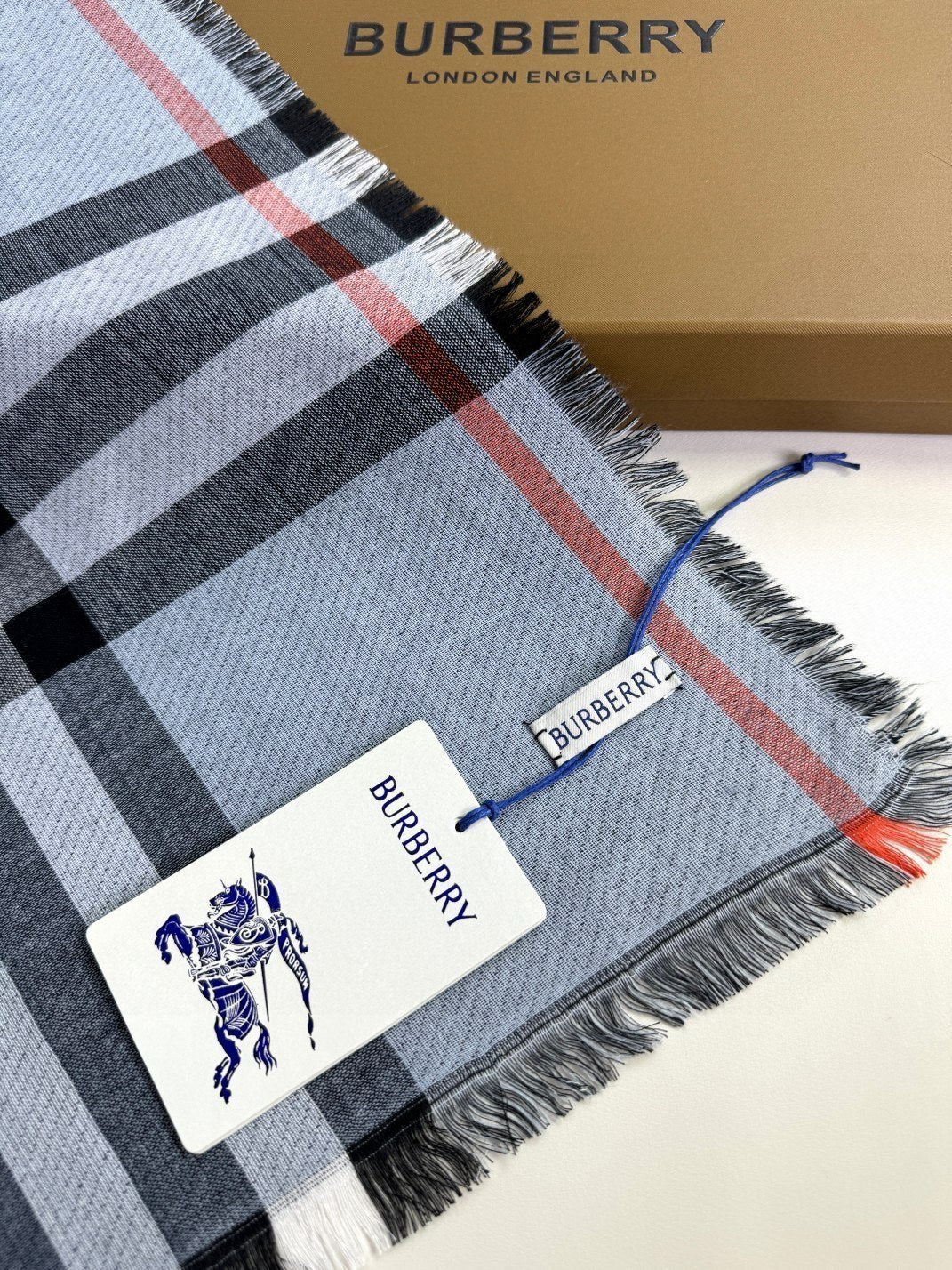 BBR SCARF 220 CM IN SILK CASHMERE 481241