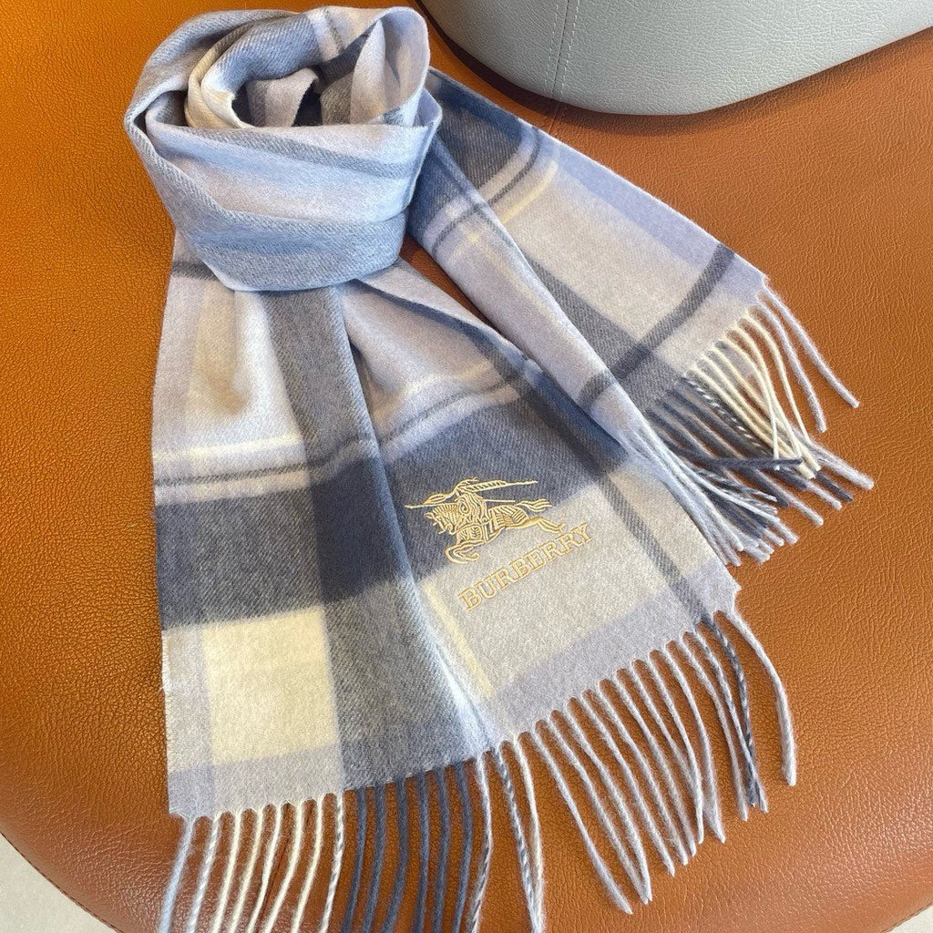 SCARF 180 CM IN WHITE MIX BLACK WOOL 408567