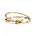 TIFFANY KNOT DOUBLE ROWS BRACELET